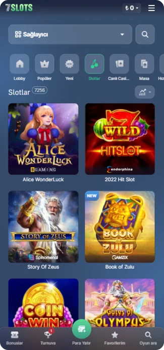 7 Slots Slotlar