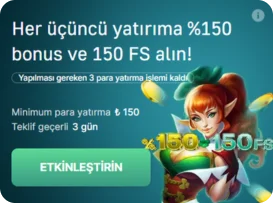 Üçüncü Yatırıma Bonus